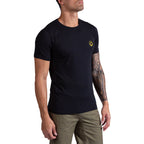 T-shirt pour homme Escalade sur la Lune Nero/Giallo Alt View #1
