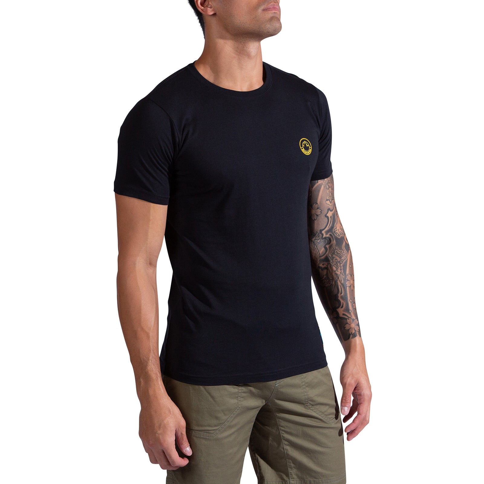 Climbing on the Moon T-Shirt Men's Nero/Giallo