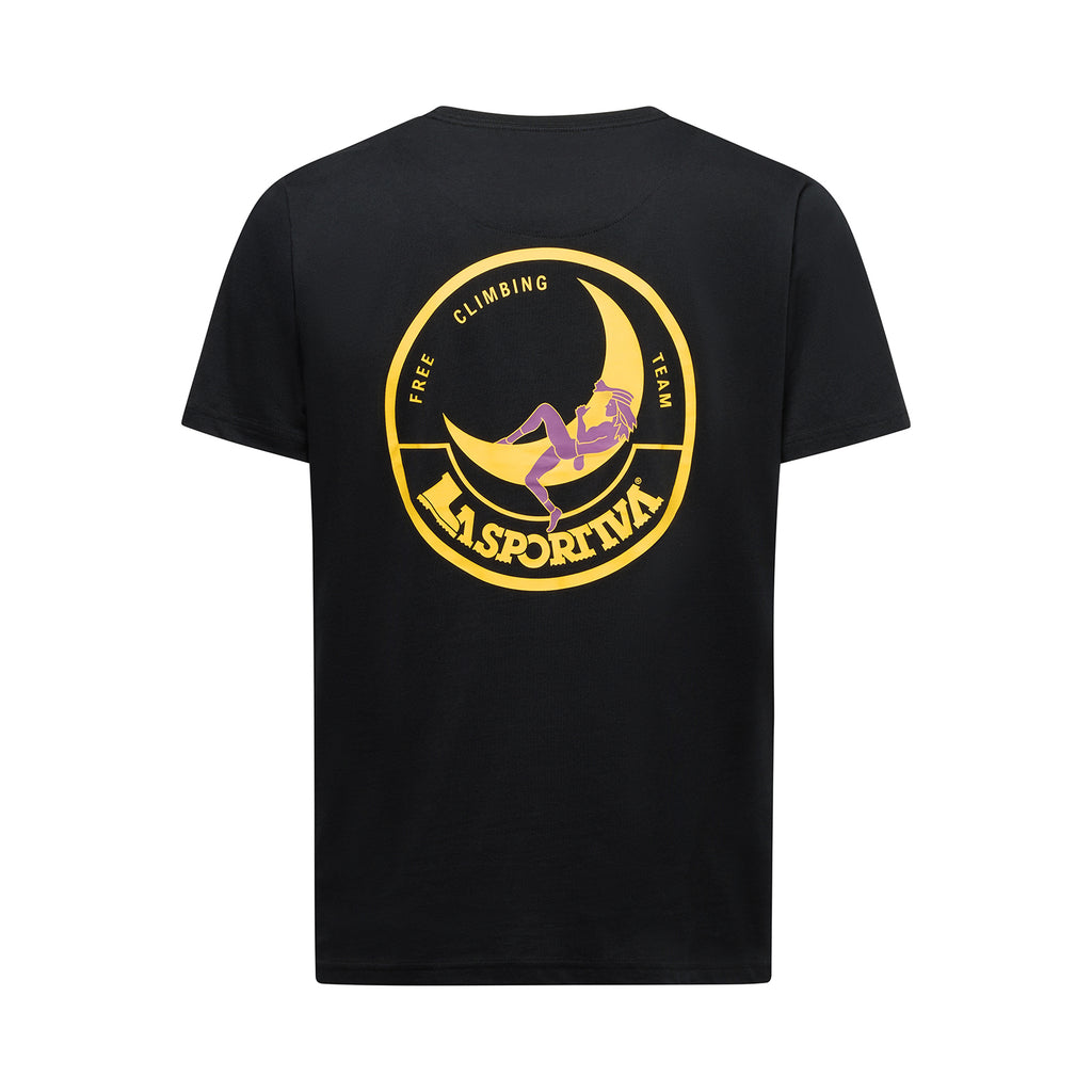 T-shirt pour homme Escalade sur la Lune Nero/Giallo Alt View #4
