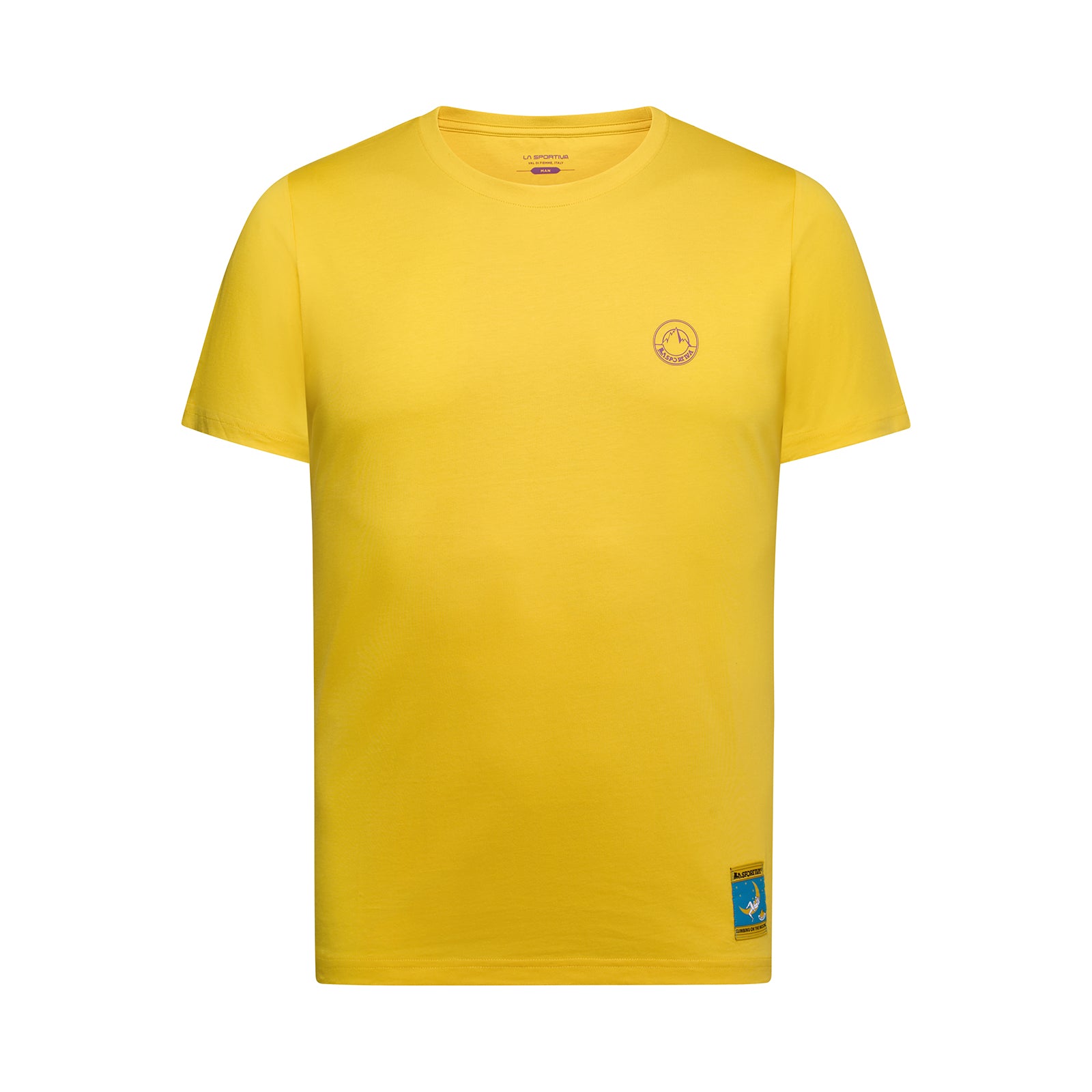 Climbing on the Moon T-Shirt Men's Giallo/Viola Alt View #3
