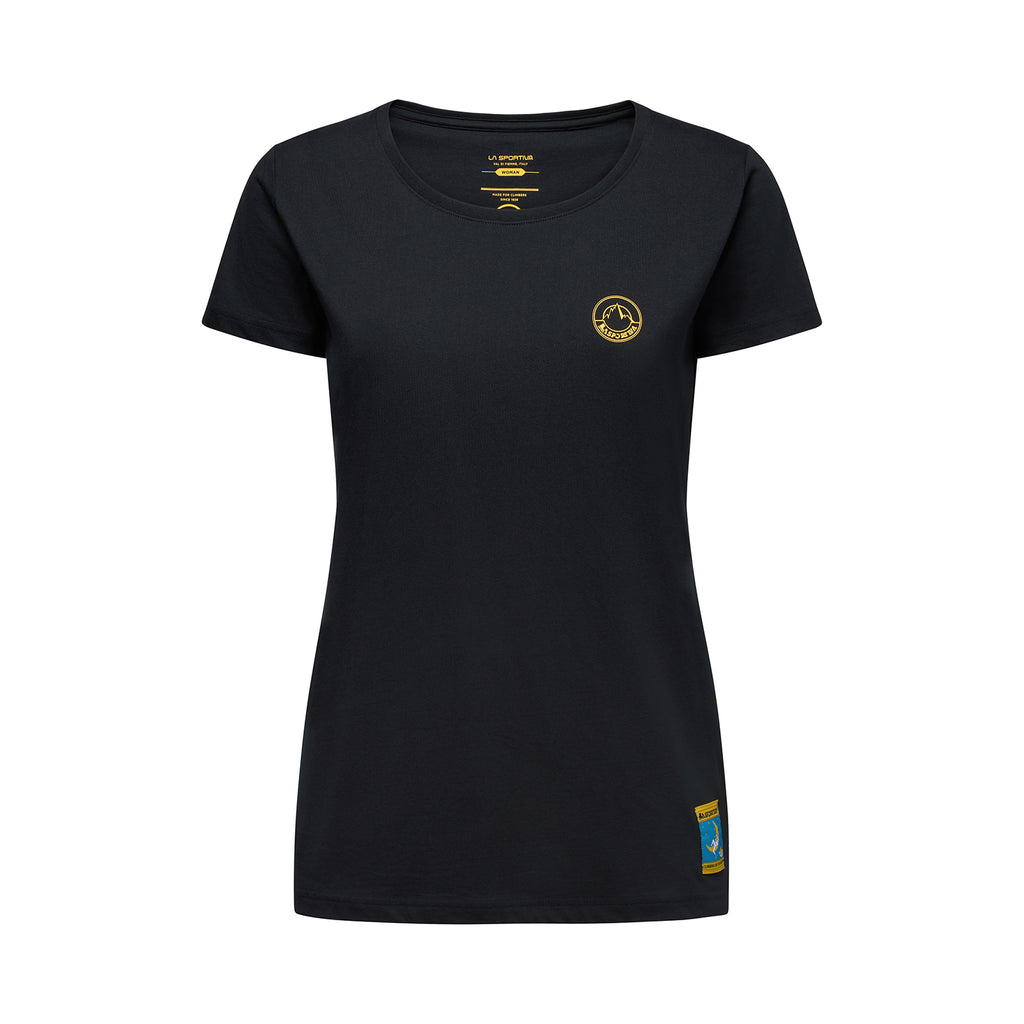 T-Shirt Femme Escalade sur la Lune Black/Yellow Alt View #3
