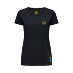 T-Shirt Femme Escalade sur la Lune Black/Yellow Alt View #3