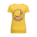 T-Shirt Femme Escalade sur la Lune Giallo/Viola Alt View #4