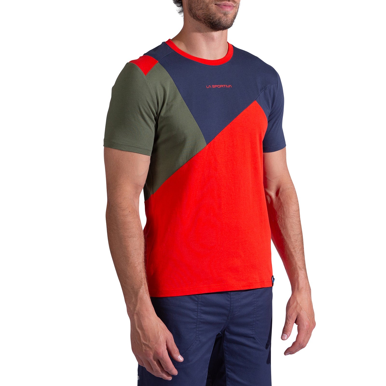 Dude T-Shirt Men's Mountain Red/Night Sky