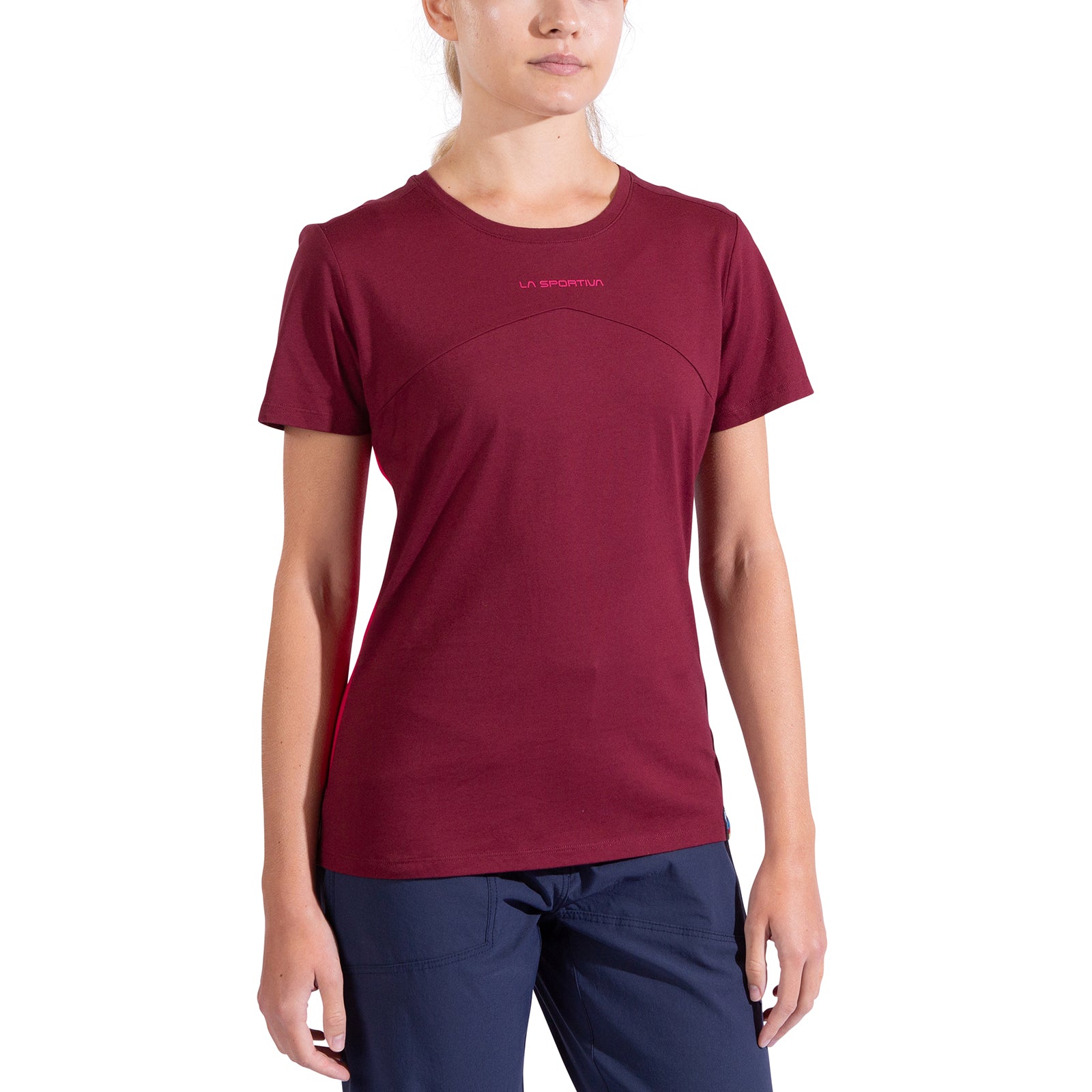 Roof T-Shirt Women's Redwood/Azalea