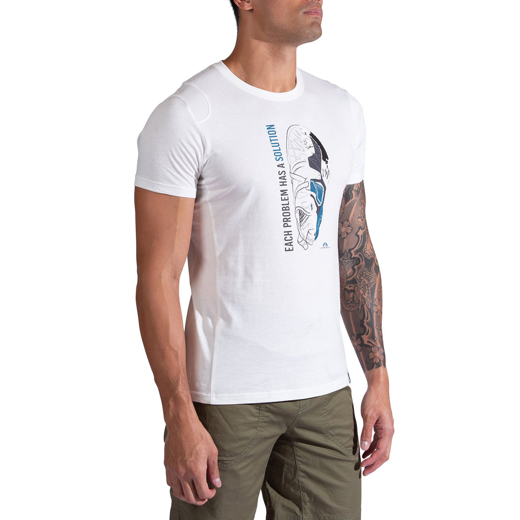 Solution T-Shirt Men's Chalk/Lake Alt View #1
