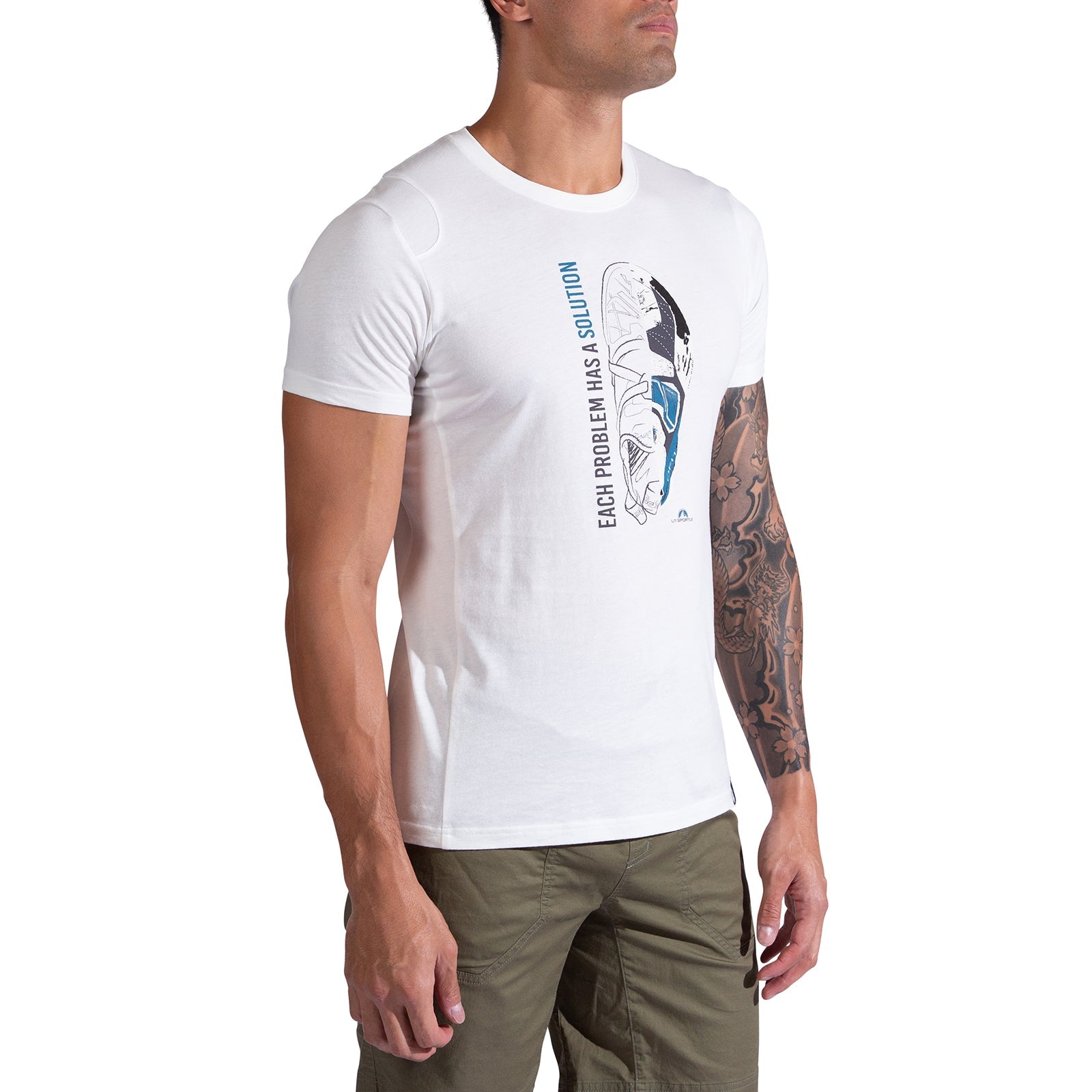 Solution T-Shirt Men's Chalk/Lake