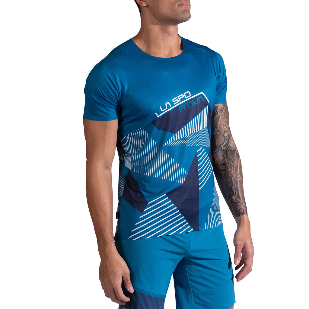 Comp T-Shirt Men's Lake/Chalk Alt View #1

