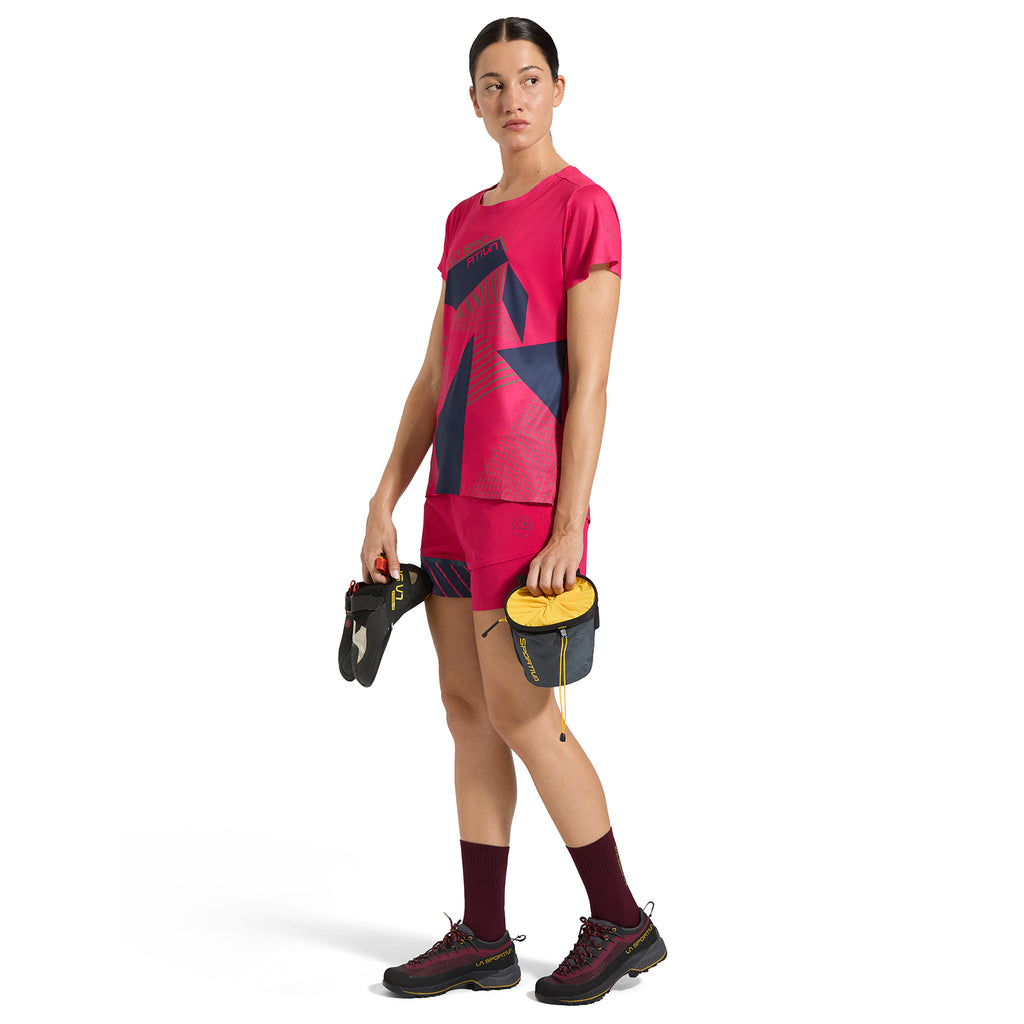 Comp T-Shirt Women's Azalea/Night Sky Alt View #3
