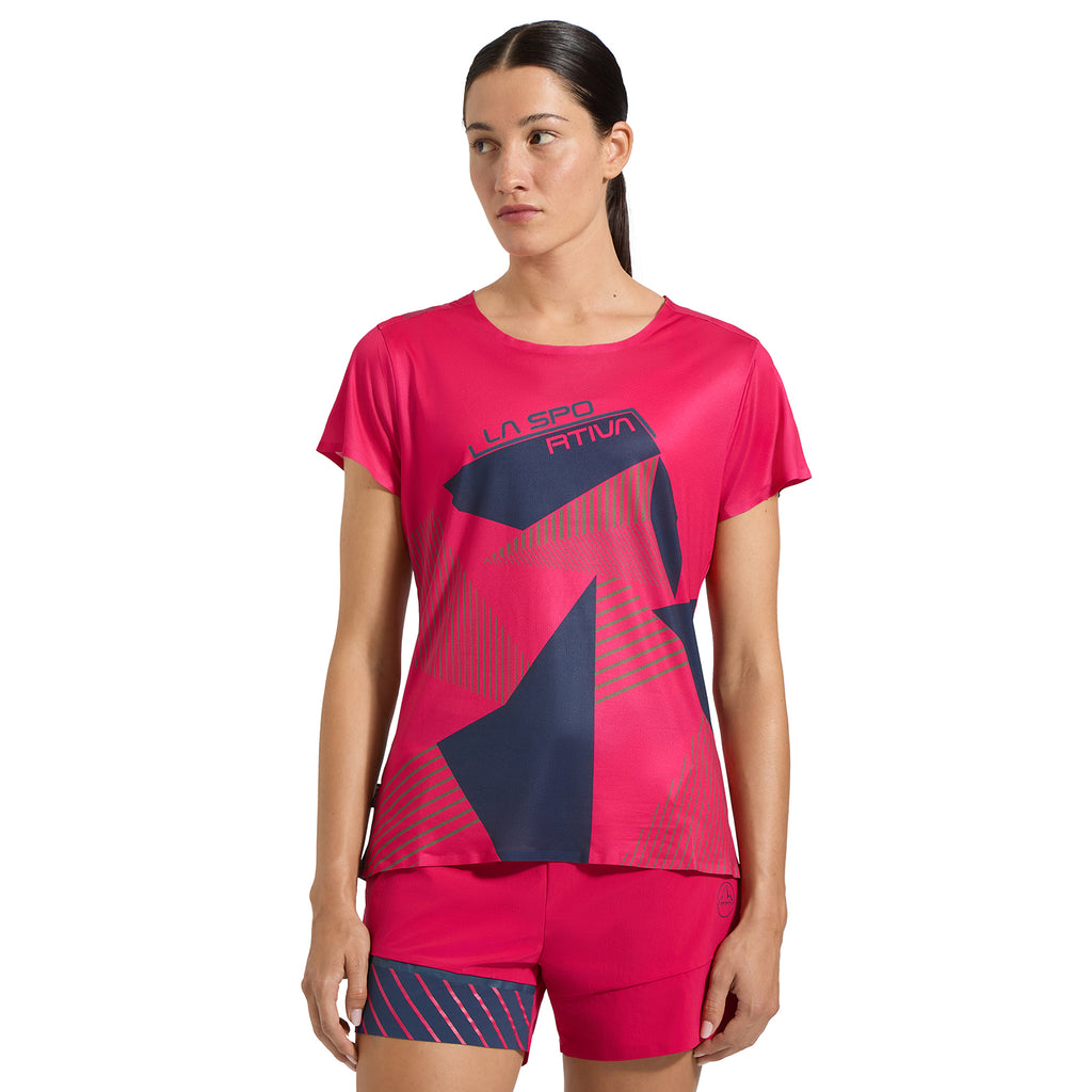 Comp T-Shirt Women's Azalea/Night Sky Alt View #4
