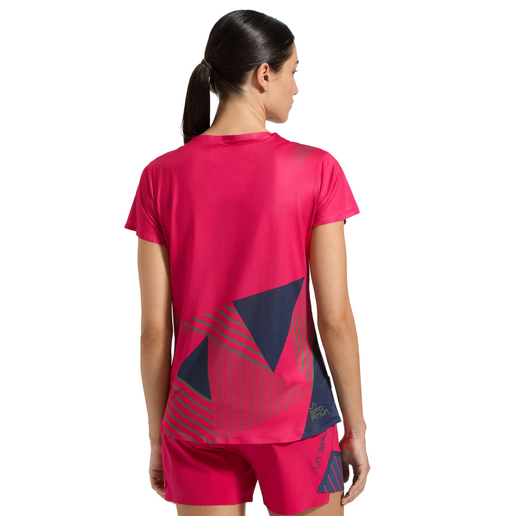 Comp T-Shirt Women's Azalea/Night Sky Alt View #5
