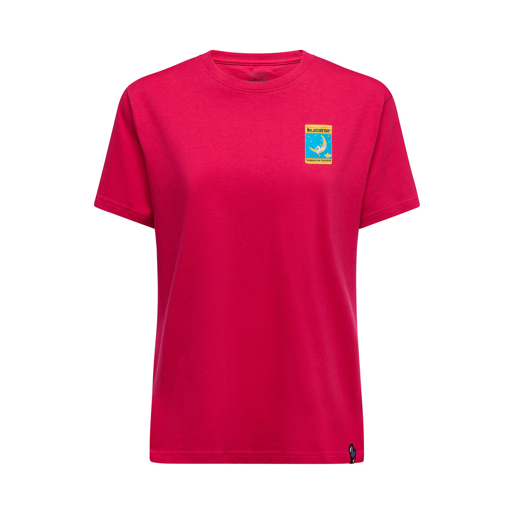 Moon Climb T-Shirt Women's Azalea/Redwood Alt View #3
