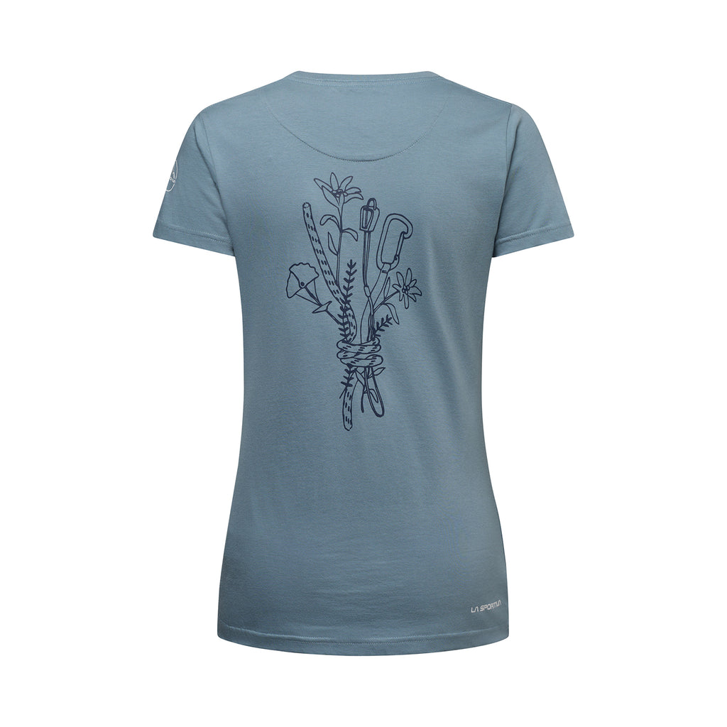 Climb Flower T-Shirt Women's Limestone/Night Sky Alt View #4

