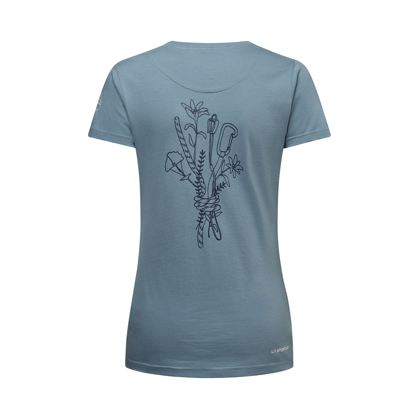 Climb Flower T-Shirt Women's Limestone/Night Sky Alt View #4
