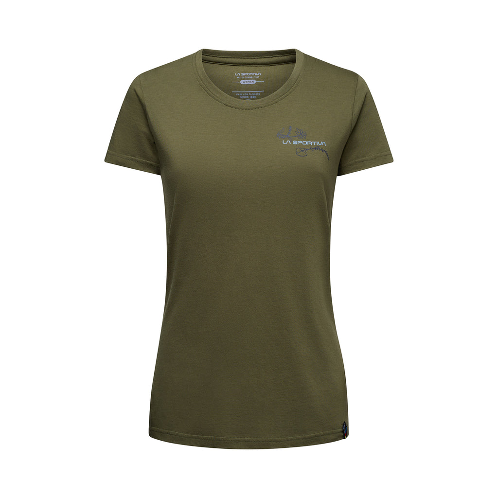 Climb Flower T-Shirt Women's Cypress/Night Sky Alt View #3
