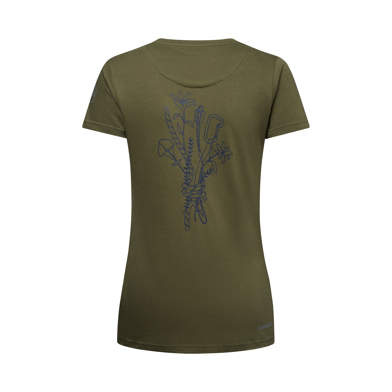 Climb Flower T-Shirt Women's Cypress/Night Sky Alt View #4
