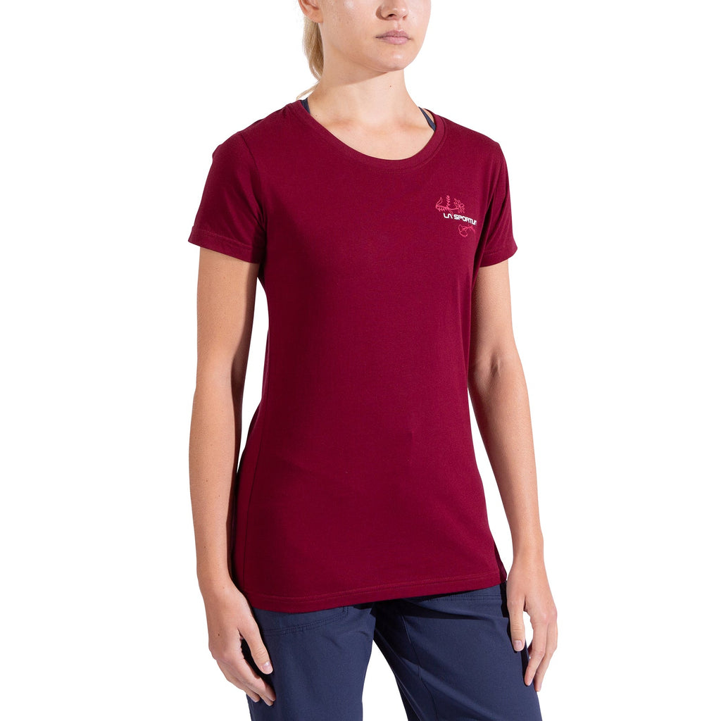 T-shirt Climb Flower pour femmes Redwood/Azalea Alt View #1
