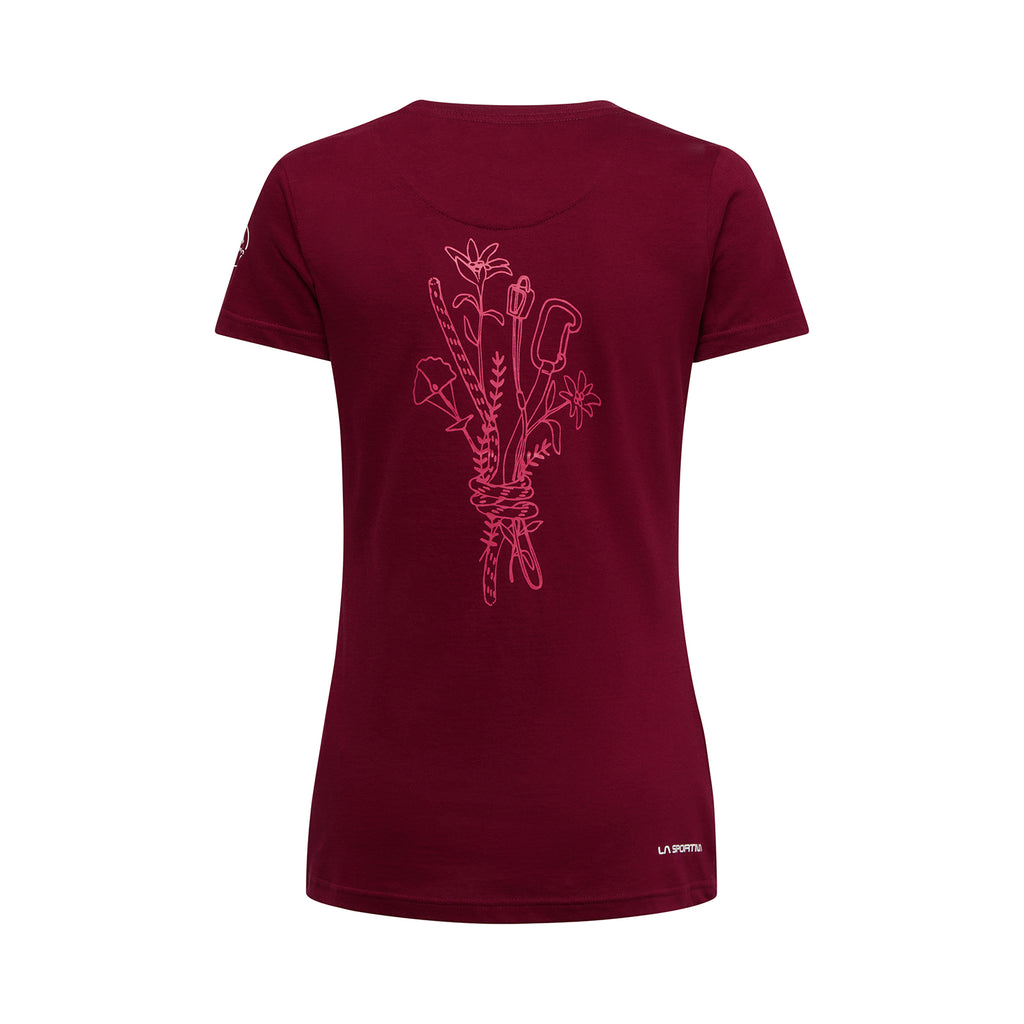 T-shirt Climb Flower pour femmes Redwood/Azalea Alt View #4
