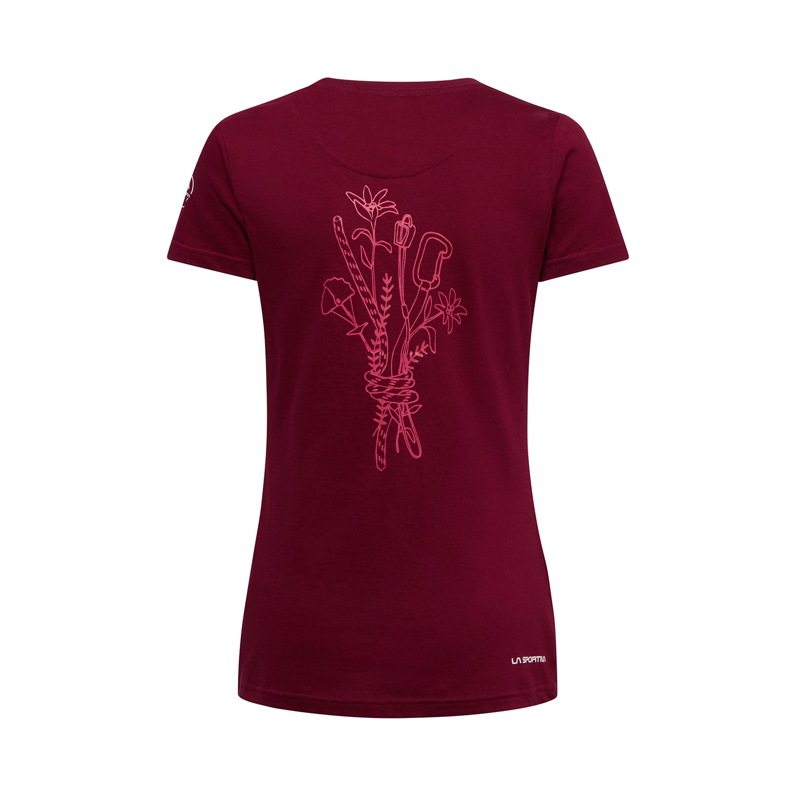 T-shirt Climb Flower pour femmes Redwood/Azalea Alt View #4
