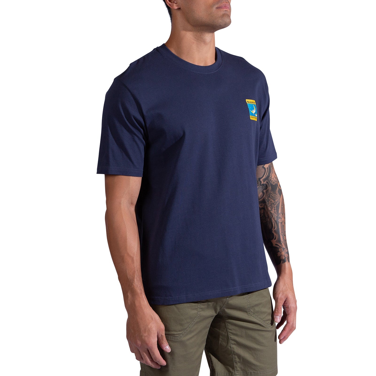 Moon Patch T-Shirt Men's Night Sky/Lake