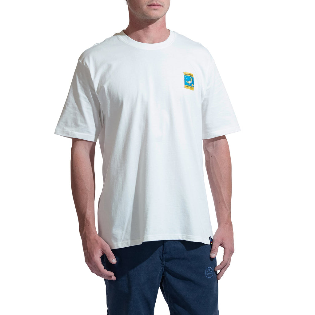 T-shirt homme à motif lune Craie Alt View #1
