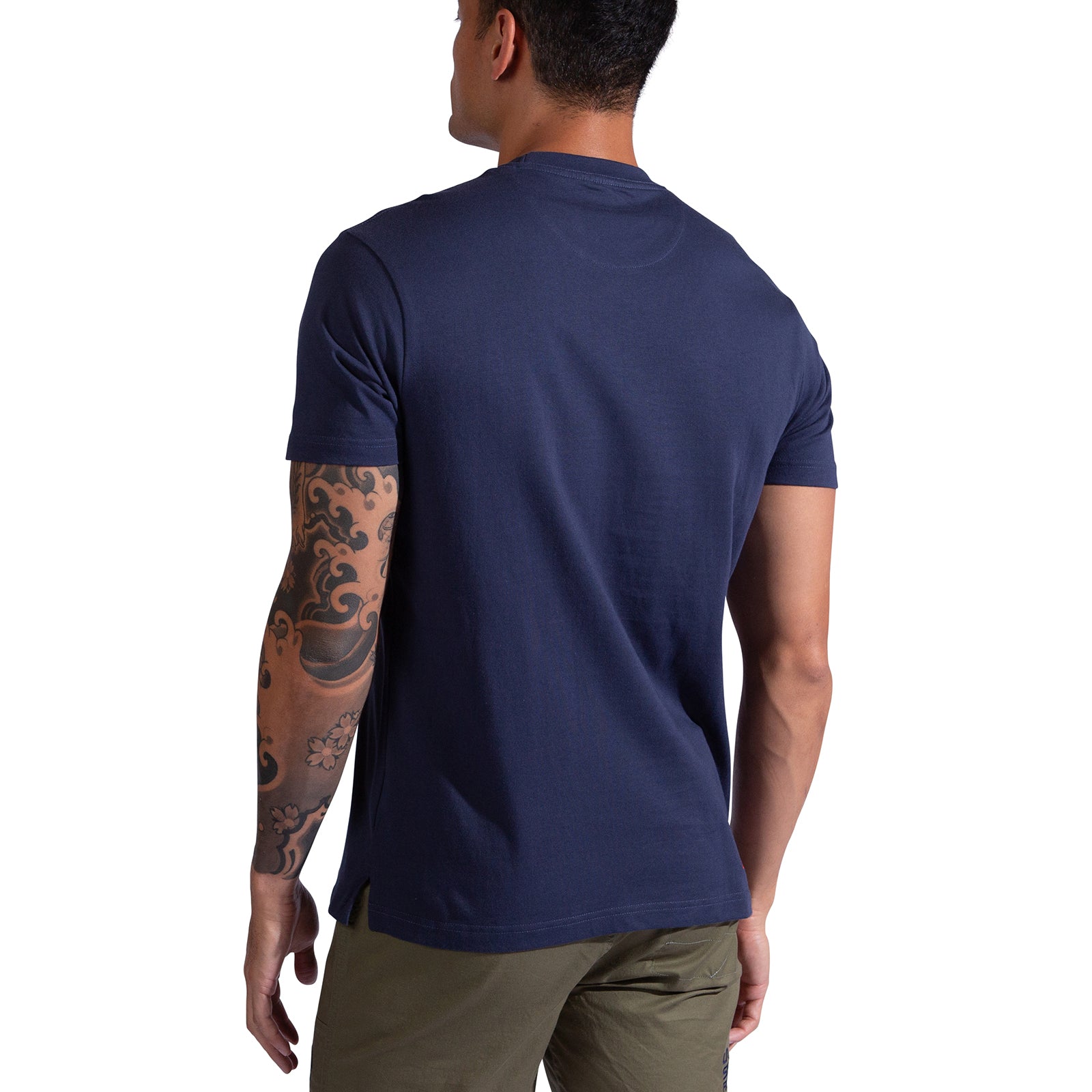 Circle Logo T-Shirt Men's Night Sky/Mountain Red Alt View #2
