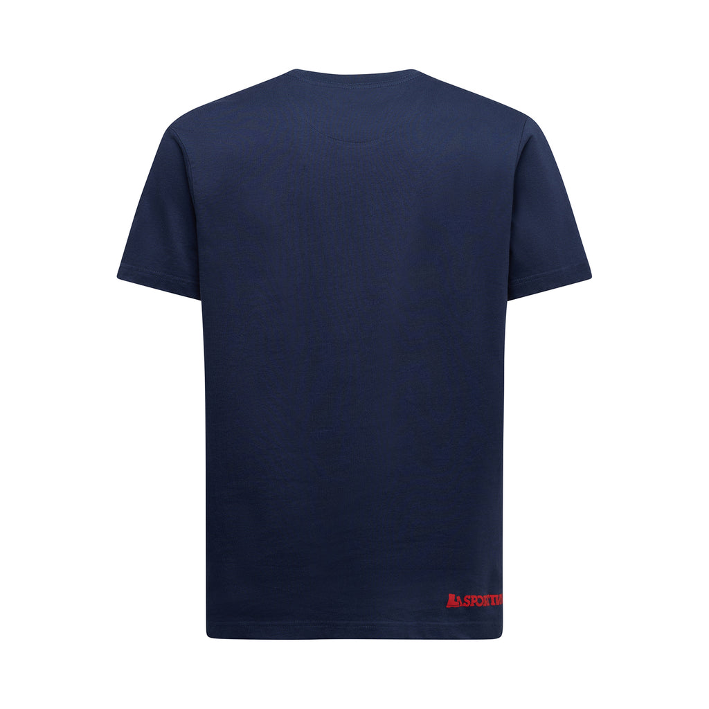 Circle Logo T-Shirt Men's Night Sky/Mountain Red Alt View #4
