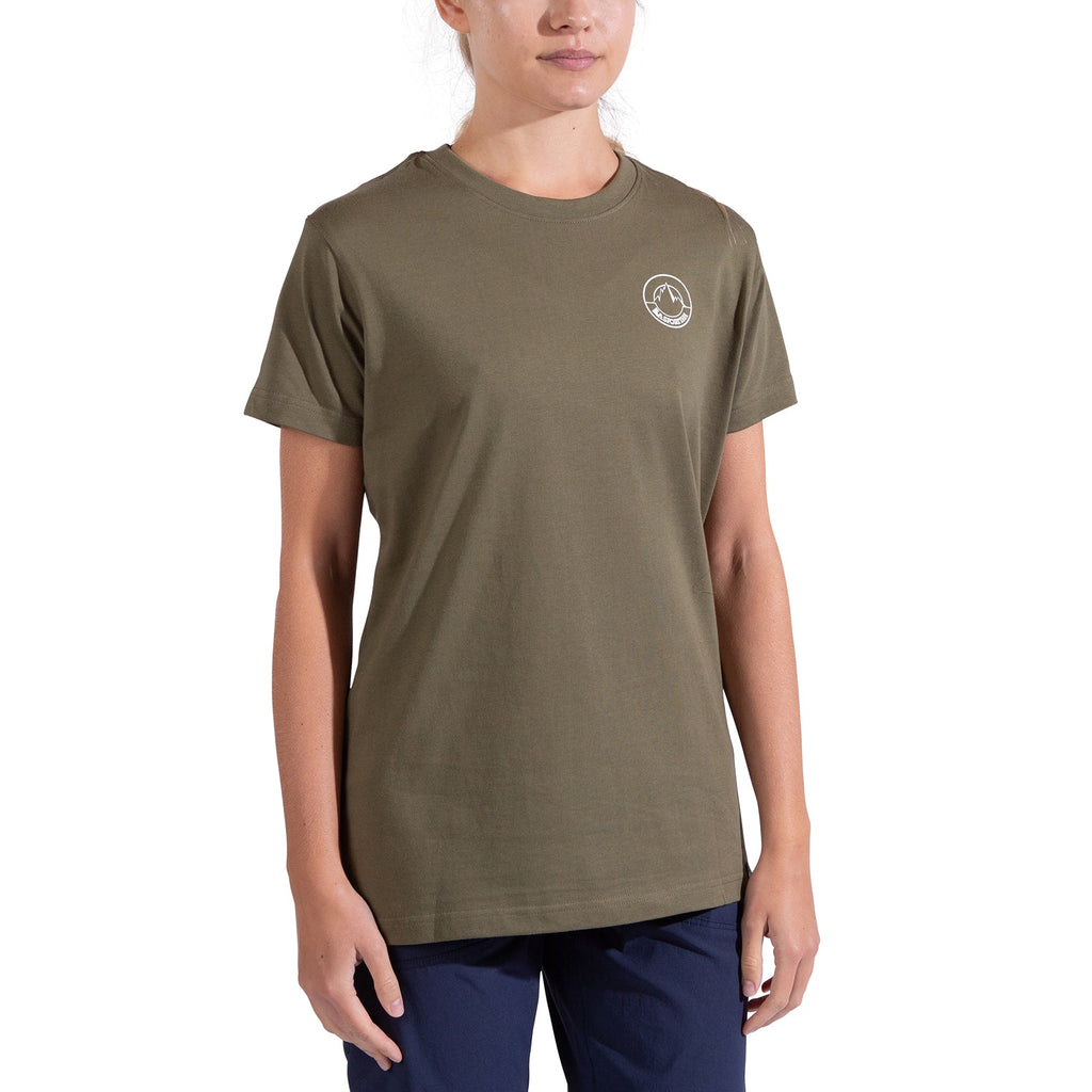 Circle Logo T-Shirt Women's Cypress/Chalk Alt View #1
