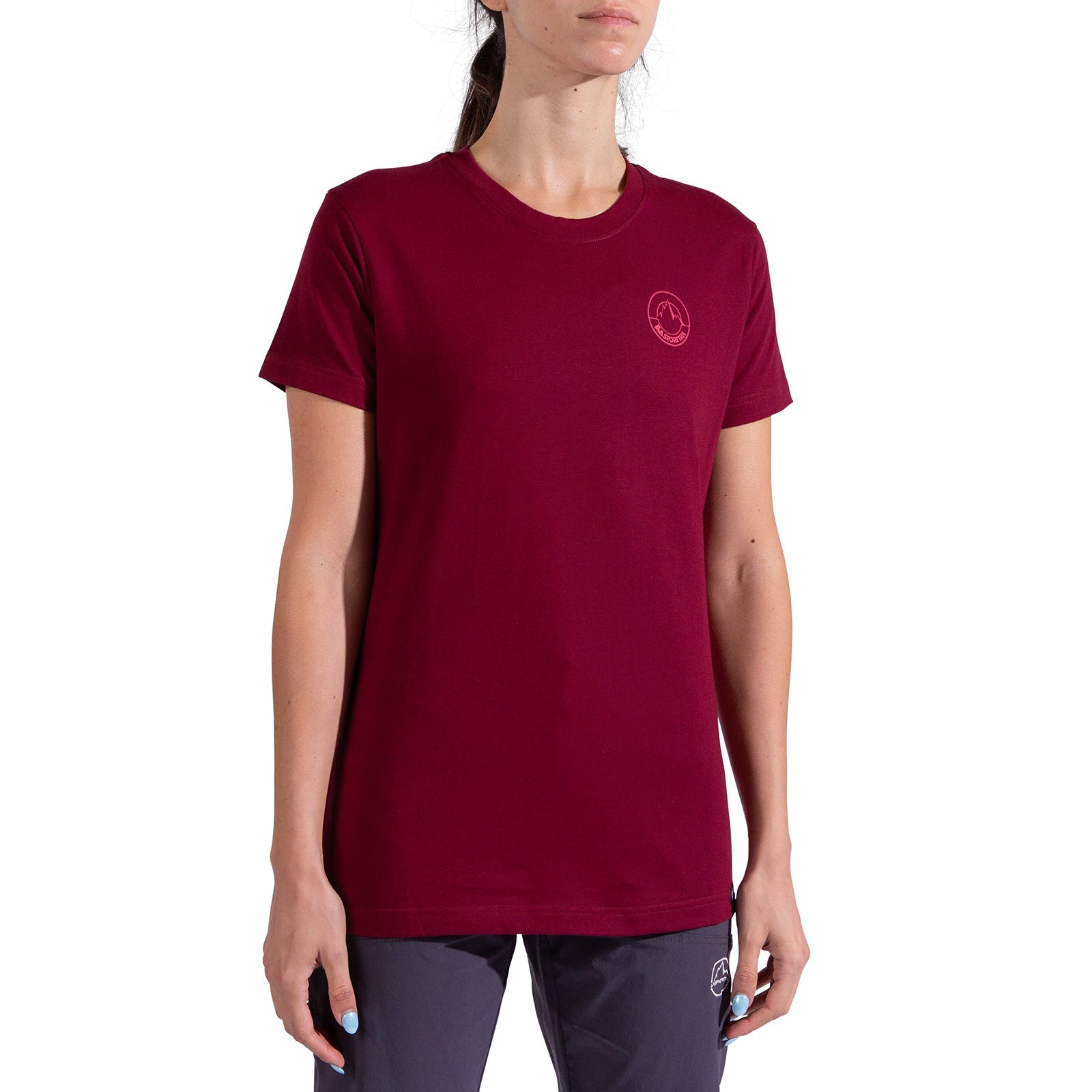 Circle Logo T-Shirt Women's Redwood/Azalea