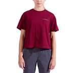 Trilogy Crop T-Shirt Women's Redwood/Limestone Alt View #1
