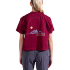 Trilogy Crop T-Shirt Women's Redwood/Limestone Alt View #2
