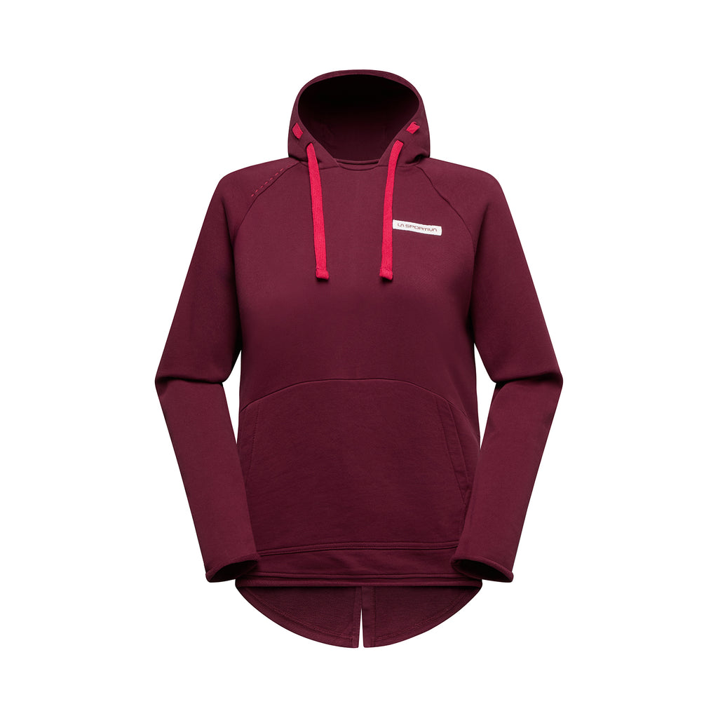 Sweat à capuche Telendos pour femmes Redwood/Azalea Alt View #3
