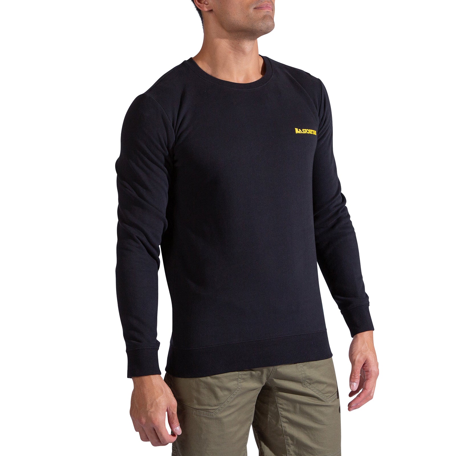 Climbing on the Moon Sweatshirt Men's Nero/Giallo
