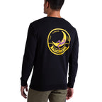 Sweat-shirt d'escalade homme - Clair de lune Nero/Giallo Alt View #2