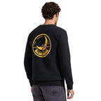 Sweat-shirt d'escalade homme - Clair de lune Nero/Giallo Alt View #4
