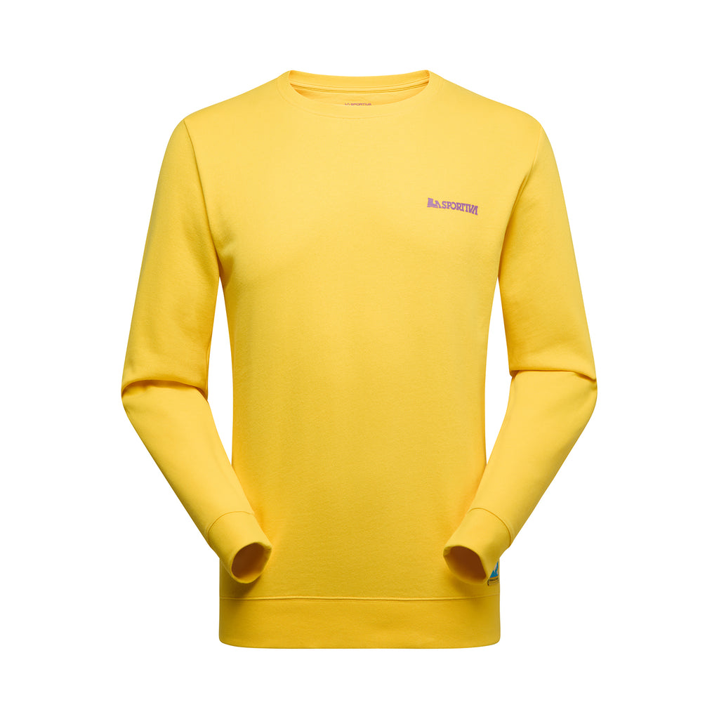 Climbing on the Moon Sweatshirt Men's Giallo/Viola Alt View #3
