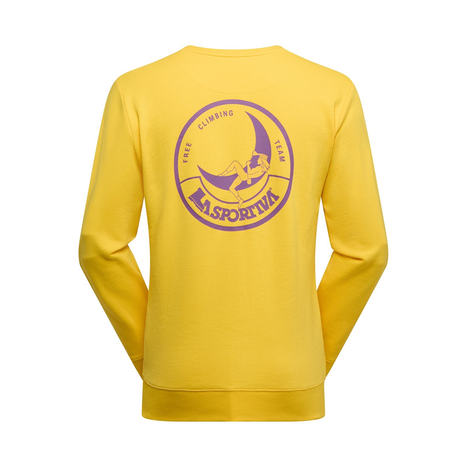 Climbing on the Moon Sweatshirt Men's Giallo/Viola Alt View #4
