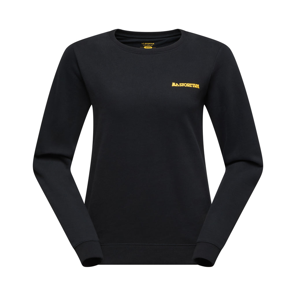Climbing on the Moon Sweatshirt Women's Nero/Giallo Alt View #3
