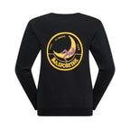 Climbing on the Moon Sweatshirt Women's Nero/Giallo Alt View #4