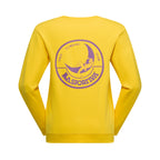 Sweat-shirt Femme Escalade sur la Lune Giallo/Viola Alt View #4