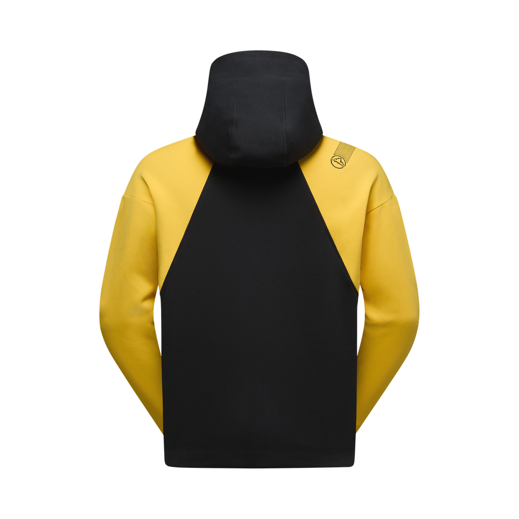 Podium Hoody Big Logo Men's Black/Yellow Alt View #8
