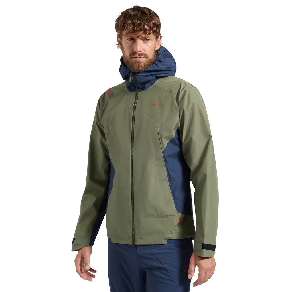 Discover Shell Jacket Men's Cypress/Night Sky Alt View #3
