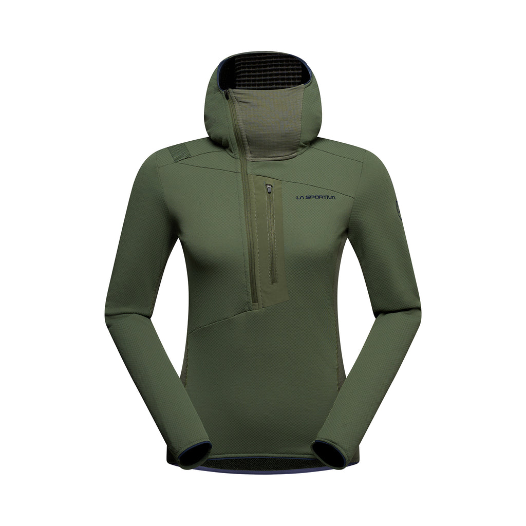 Big Wall Pullover Hoody Women's Cypress/Night Sky Alt View #3

