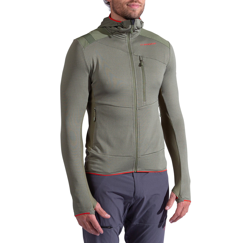 Aequilibrium Thermal Hoody M Cypress/Mountain Red Alt View #1
