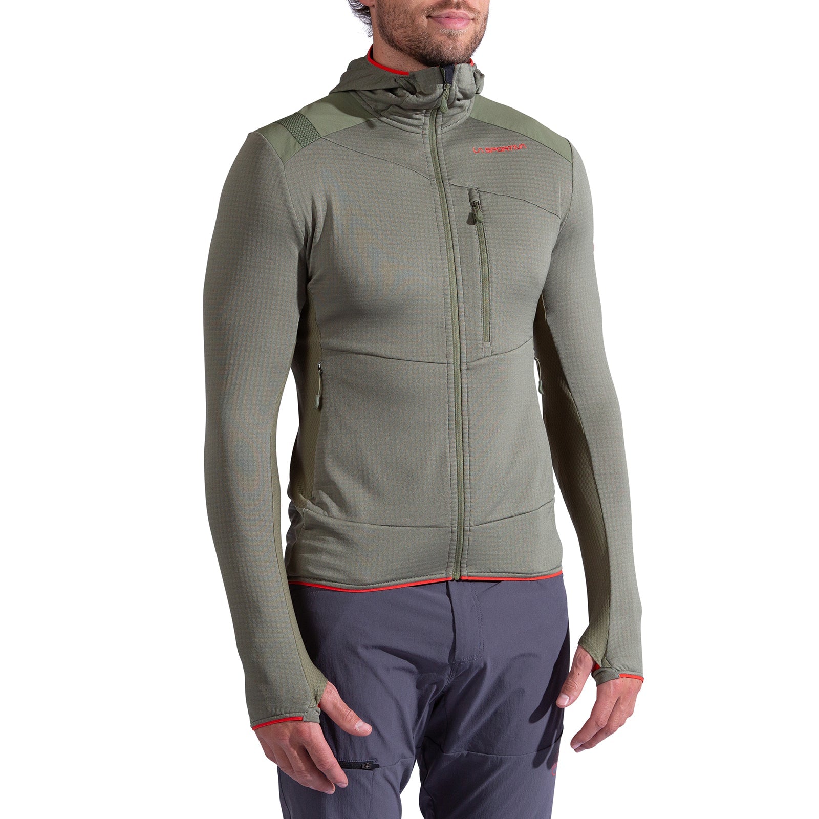 Aequilibrium Thermal Hoody M Cypress/Mountain Red
