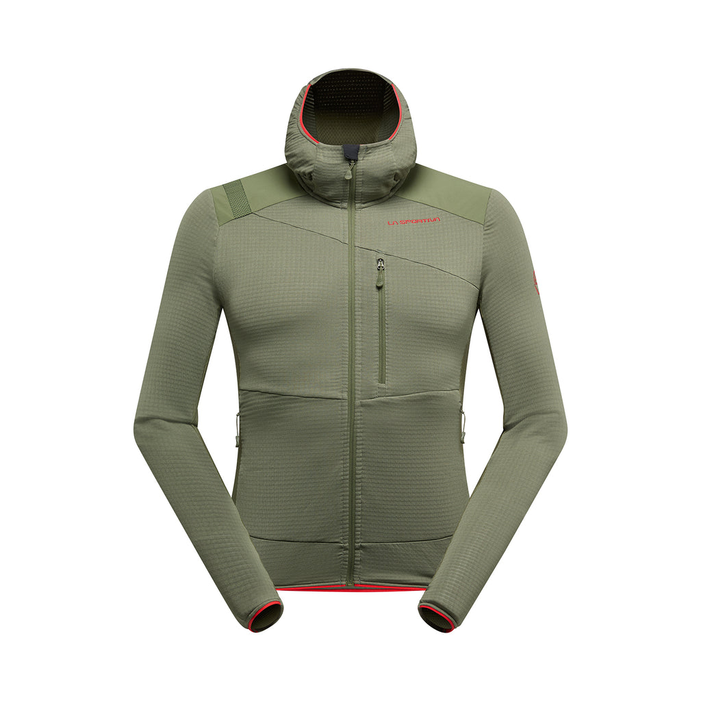 Aequilibrium Thermal Hoody M Cypress/Mountain Red Alt View #3

