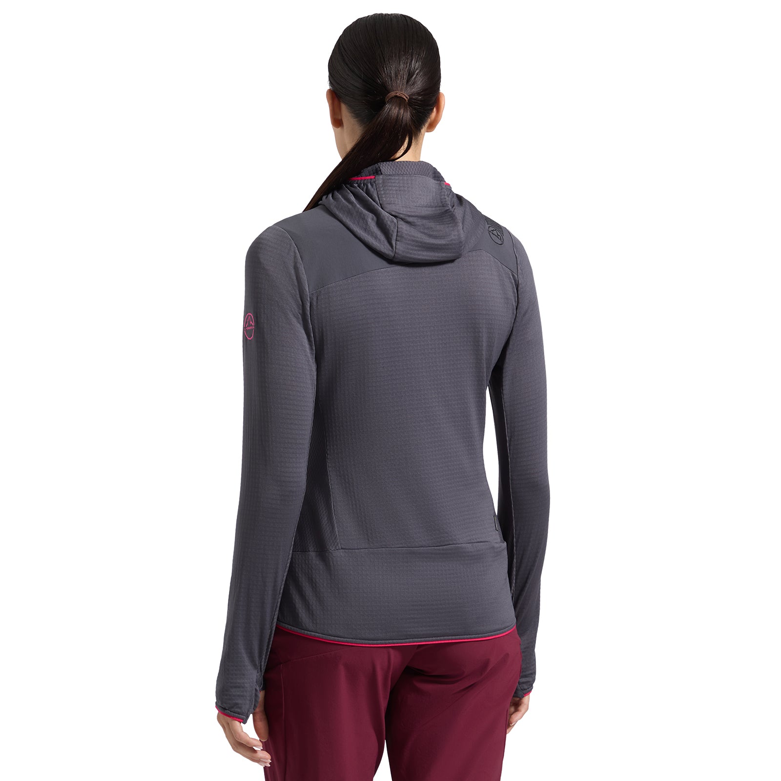 Sweat à capuche thermique Aequilibrium pour femmes Onyx/Azalea Alt View #6
