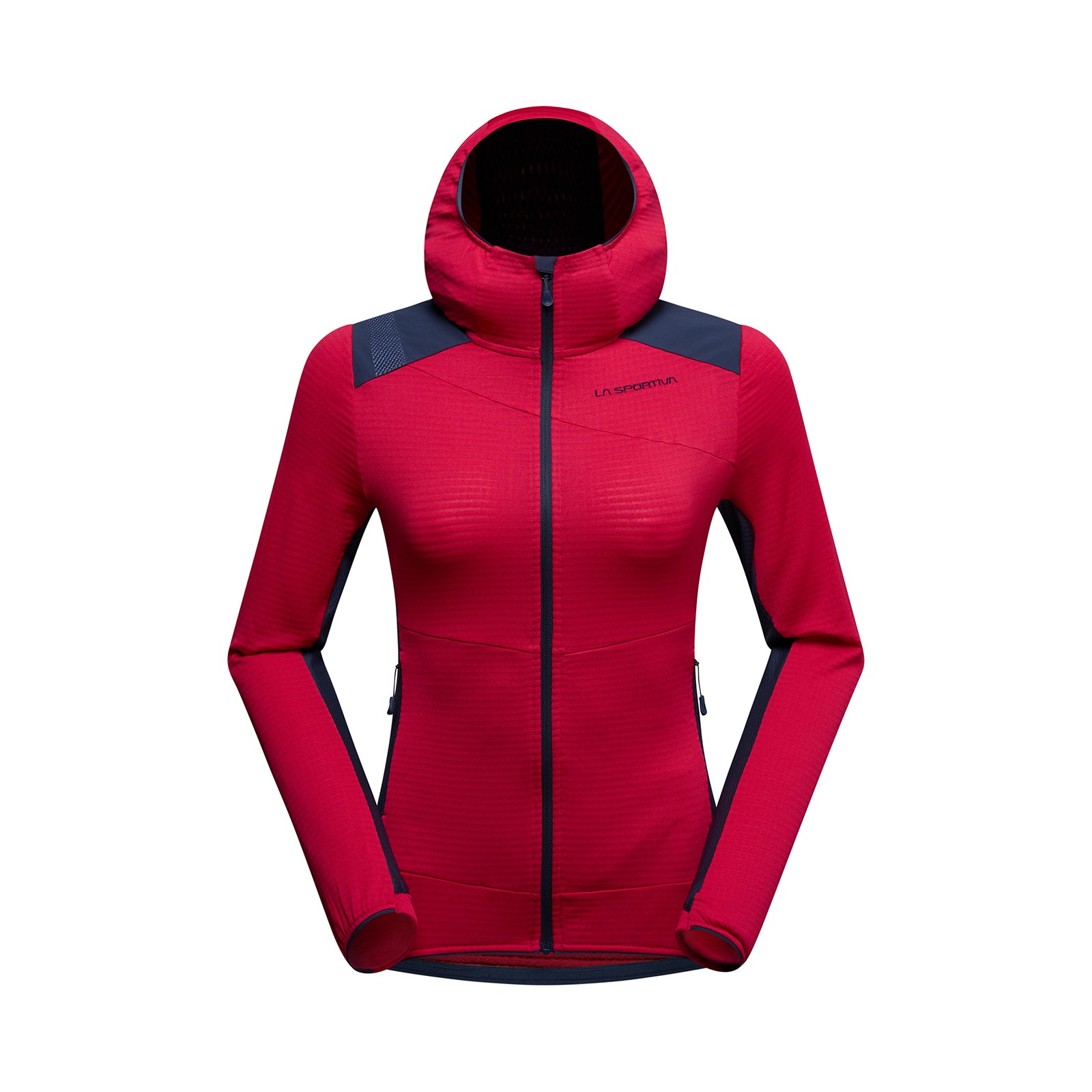 Sweat à capuche thermique Aequilibrium pour femmes Azalea/Night Sky Alt View #3
