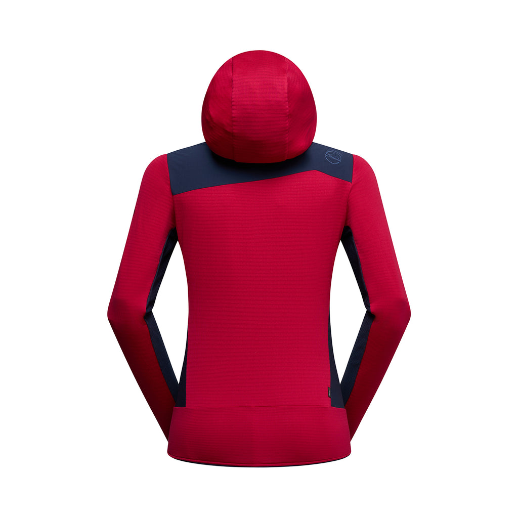 Sweat à capuche thermique Aequilibrium pour femmes Azalea/Night Sky Alt View #4

