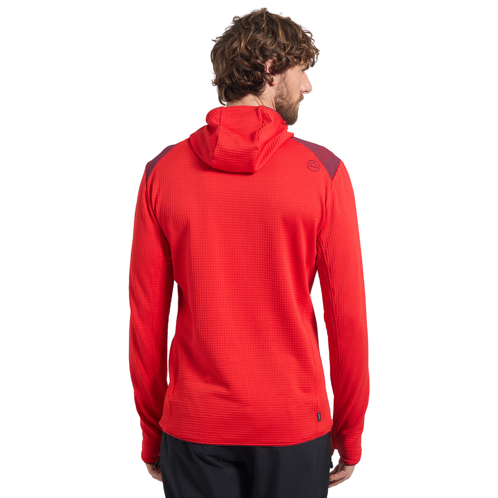 Lucendro Thermal Hoody Men's Mountain Red/Redwood Alt View #2
